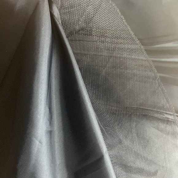 Black lace Woman’s Vitage midi skirt A-line flare  elastic waistband size M~L - Picture 15 of 16